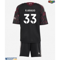 Otroški Nogometni dresi Liverpool Ronald Araujo #33 Tretji 2026-27 Kratek Rokav (+ Kratke hlače)